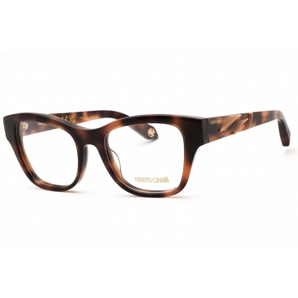 Roberto Cavalli VRC025M Eyeglasses Dark Havana Acetate Cat-Eye